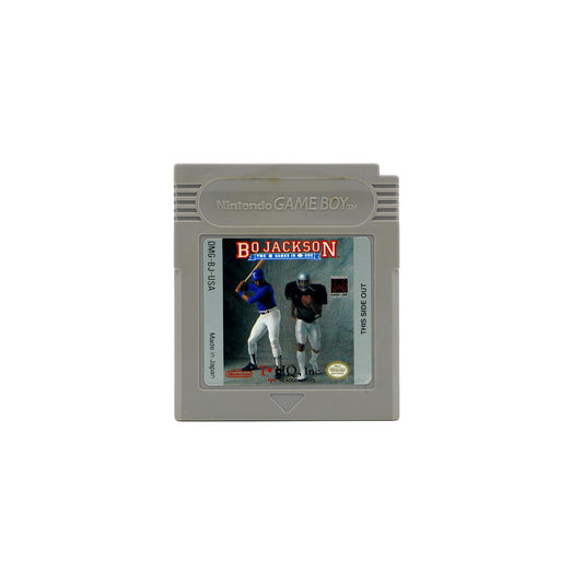 Bo Jackson: Two Games in One Spiel für Game Boy - Vorderseite