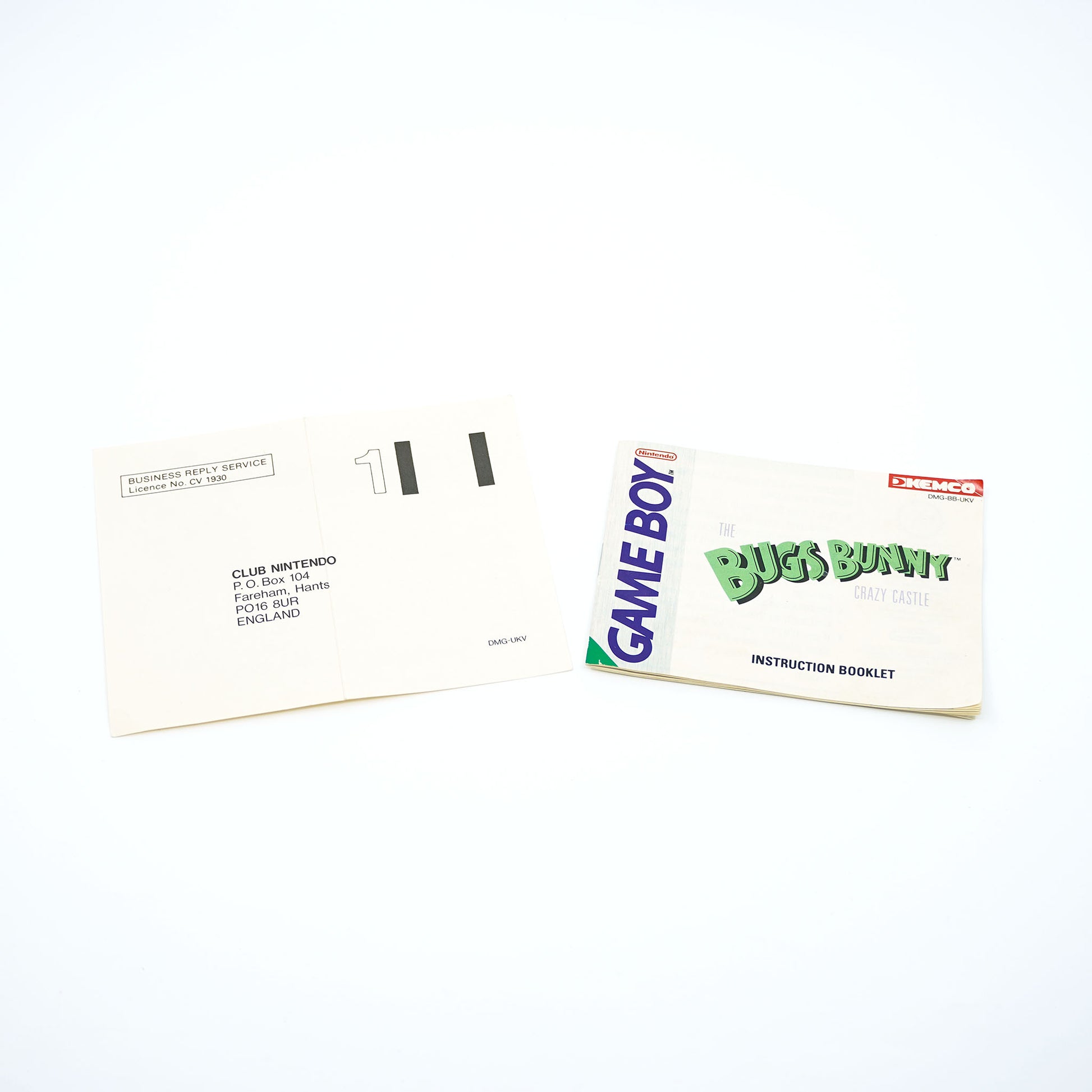 Bugs Bunny Crazy Castle Game Boy Anleitung - Vorderseite
