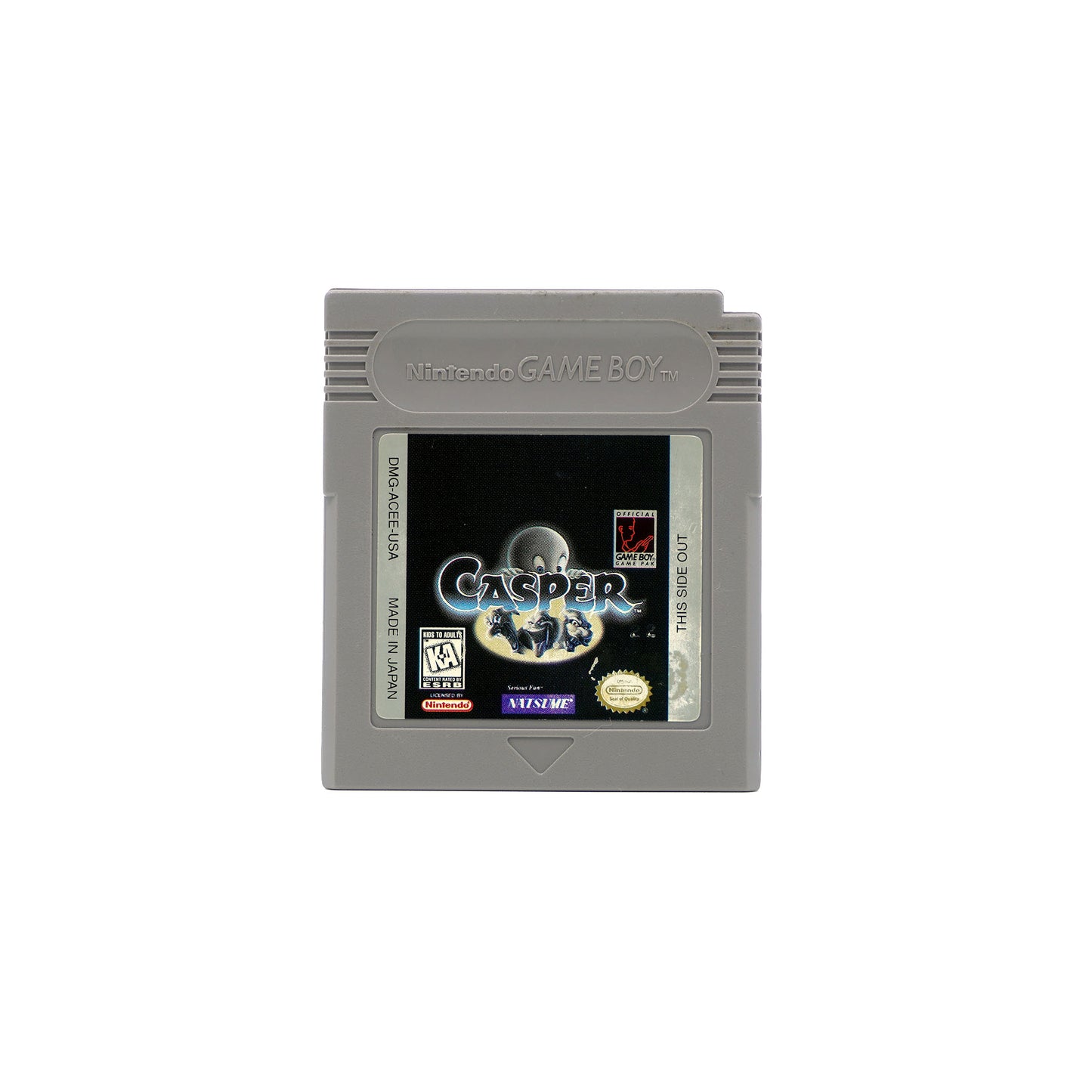 Casper Spiel für Game Boy - Vorderseite