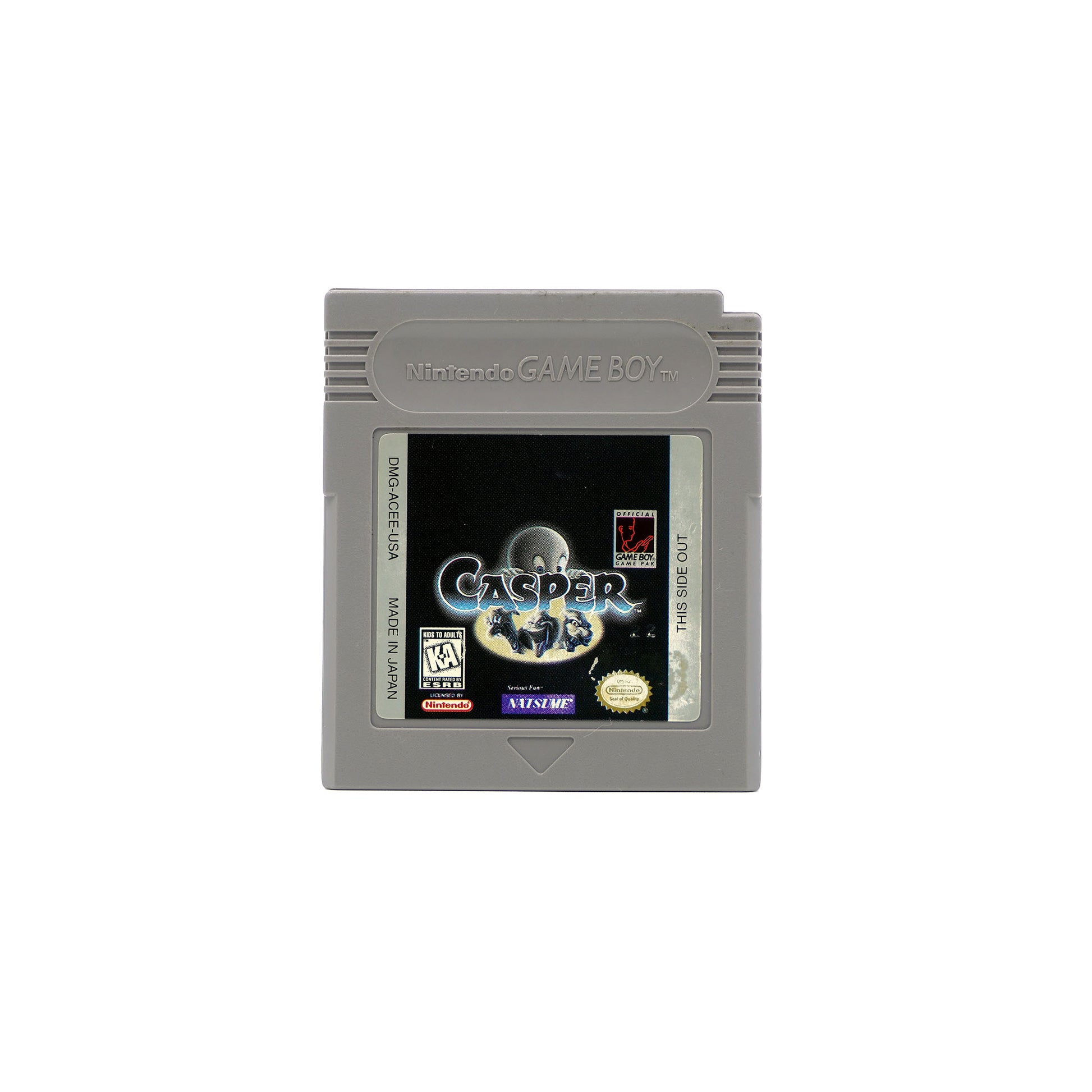 Casper Spiel für Game Boy - Vorderseite
