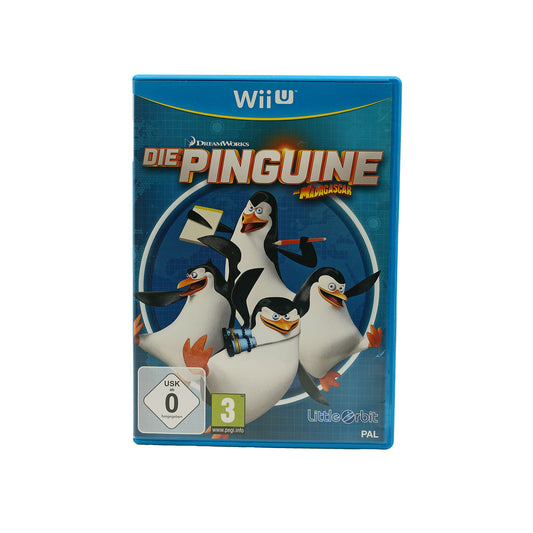 Die Pinguine aus Madagascar Spiel für Wii U - Vorderseite