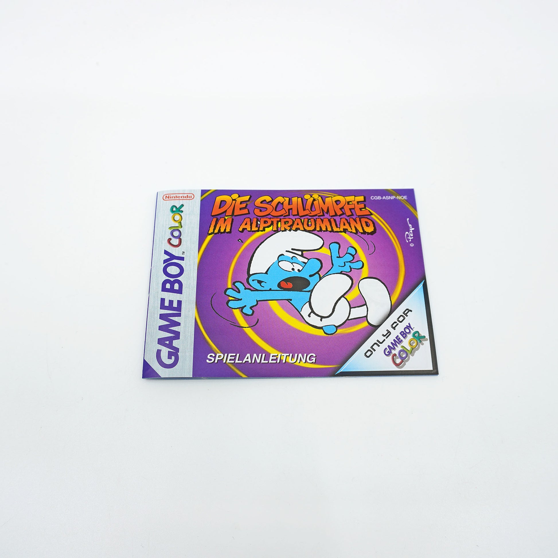 Die Schlümpfe: Im Alptraumland Gameboy Color Anleitung - Vorderseite