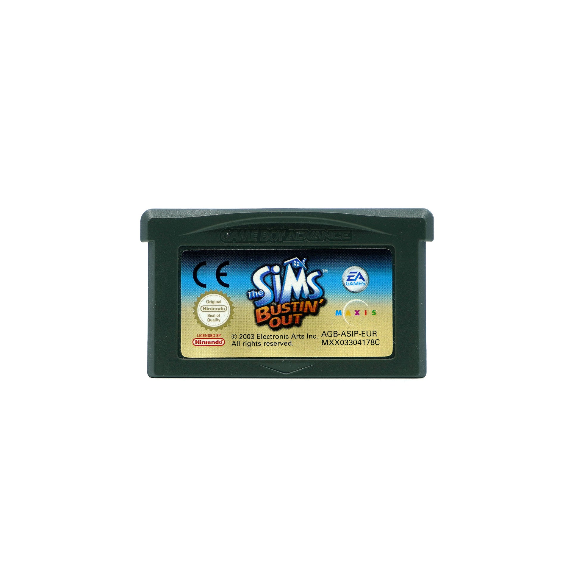Die Sims brechen aus Spiel für Gameboy Advance - Vorderseite