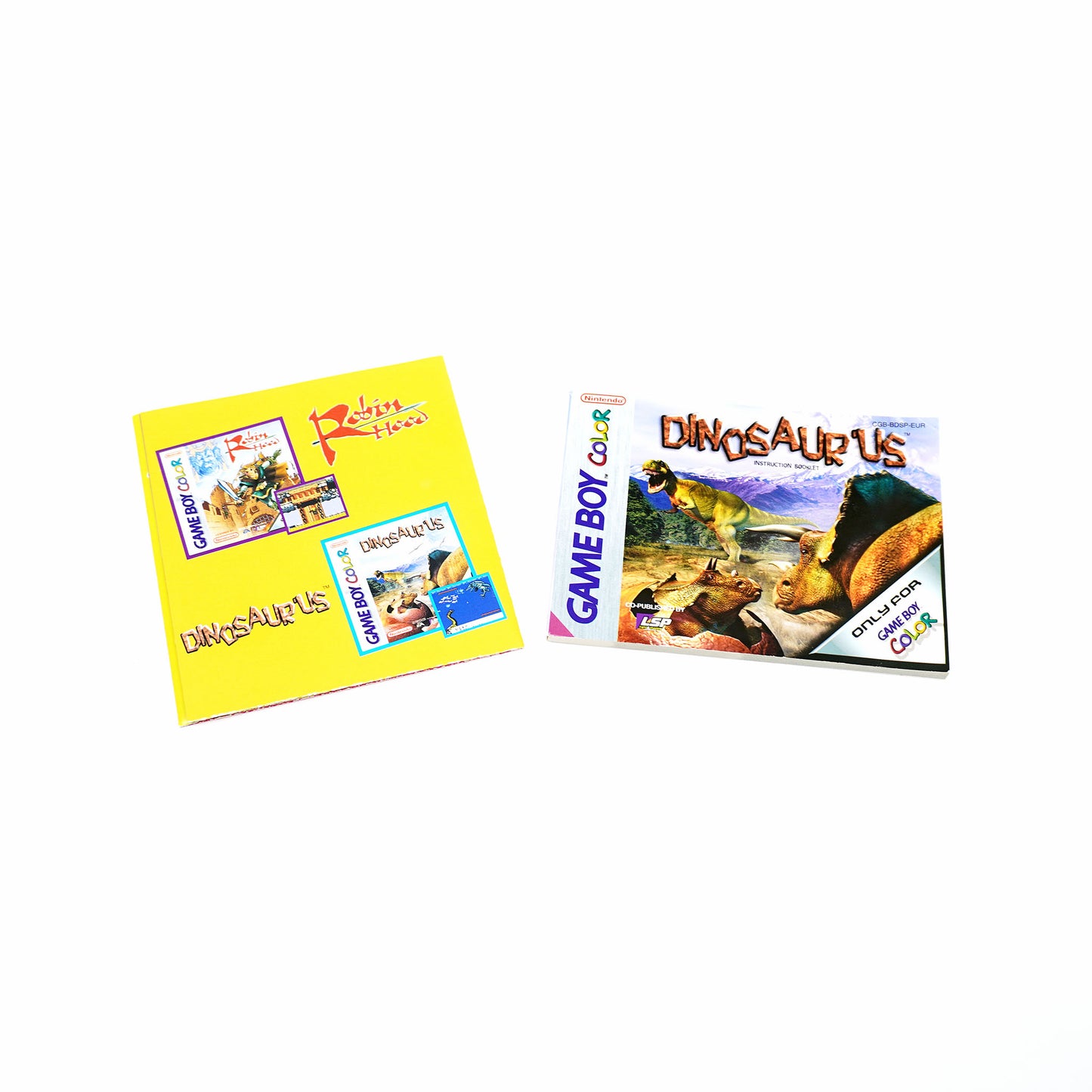 Dinosaur'us Game Boy Color Anleitung - Vorderseite