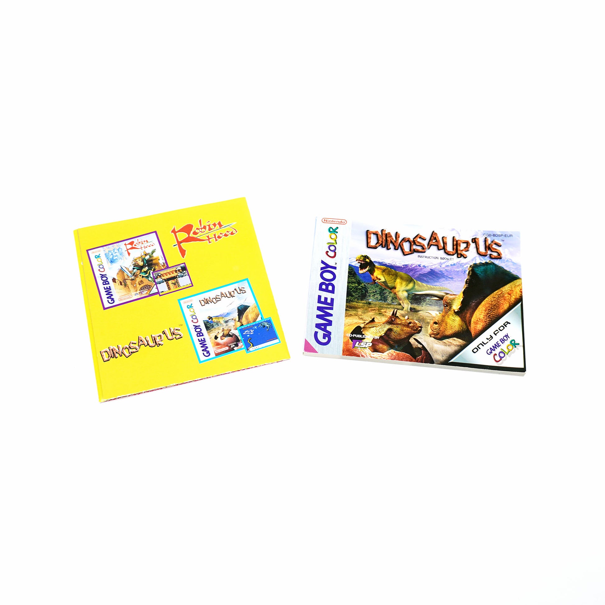 Dinosaur'us Game Boy Color Anleitung - Vorderseite