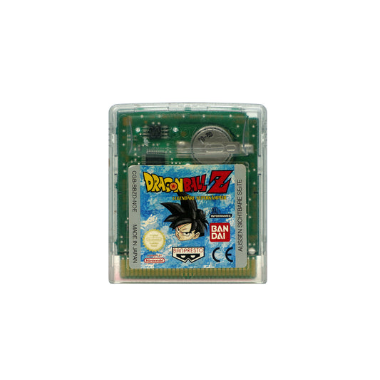Dragon Ball Z: Legendäre Superkämpfer Spiel für Gameboy Color in transparentem Gehäuse- Vorderseite