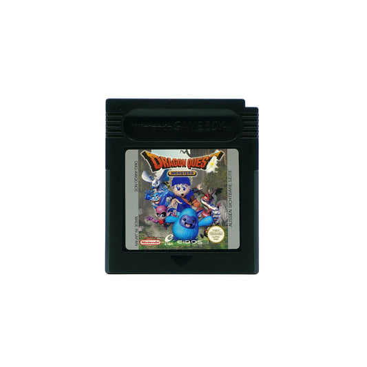 Dragon Quest Monsters Spiel für Gameboy Color in schwarzem Gehäuse - Vorderseite