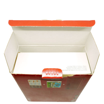 Nintendo DSi XL Konsole - Super Mario Bros. 25th Anniversary Edition in Originalverpackung - Produktfoto Seite geöffnete Box