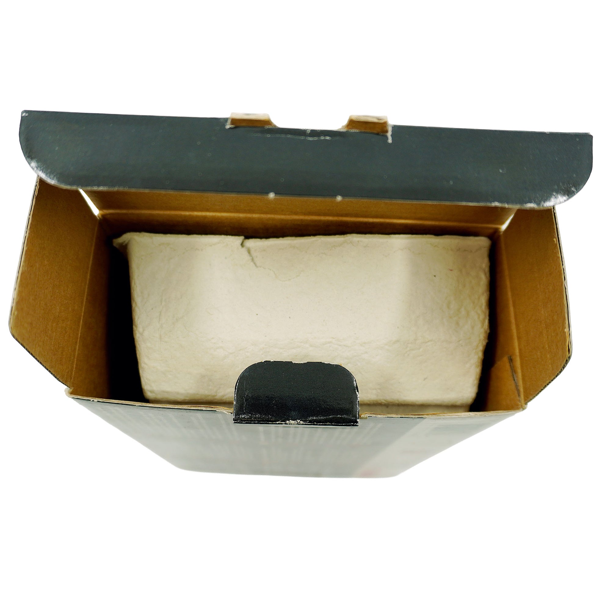 Nintendo DS Handheld-Konsole (classic) mit Metroid Prime Hunters First Hunt Demo in Originalverpackung - Produktfoto Box seitlich geöffnet