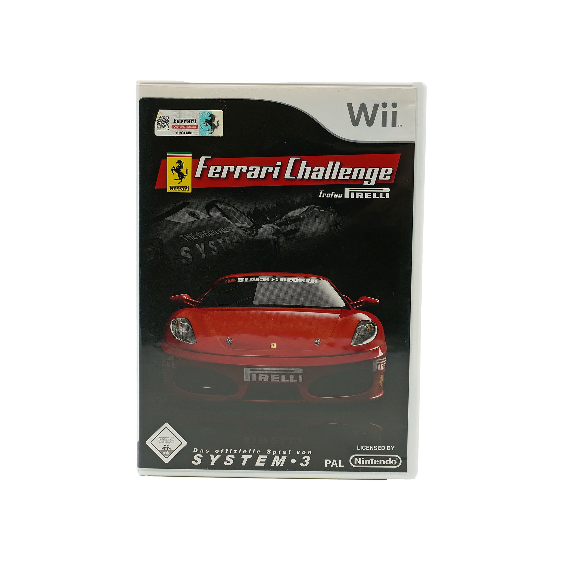 Ferrari Challenge Spiel für Wii - Vorderseite