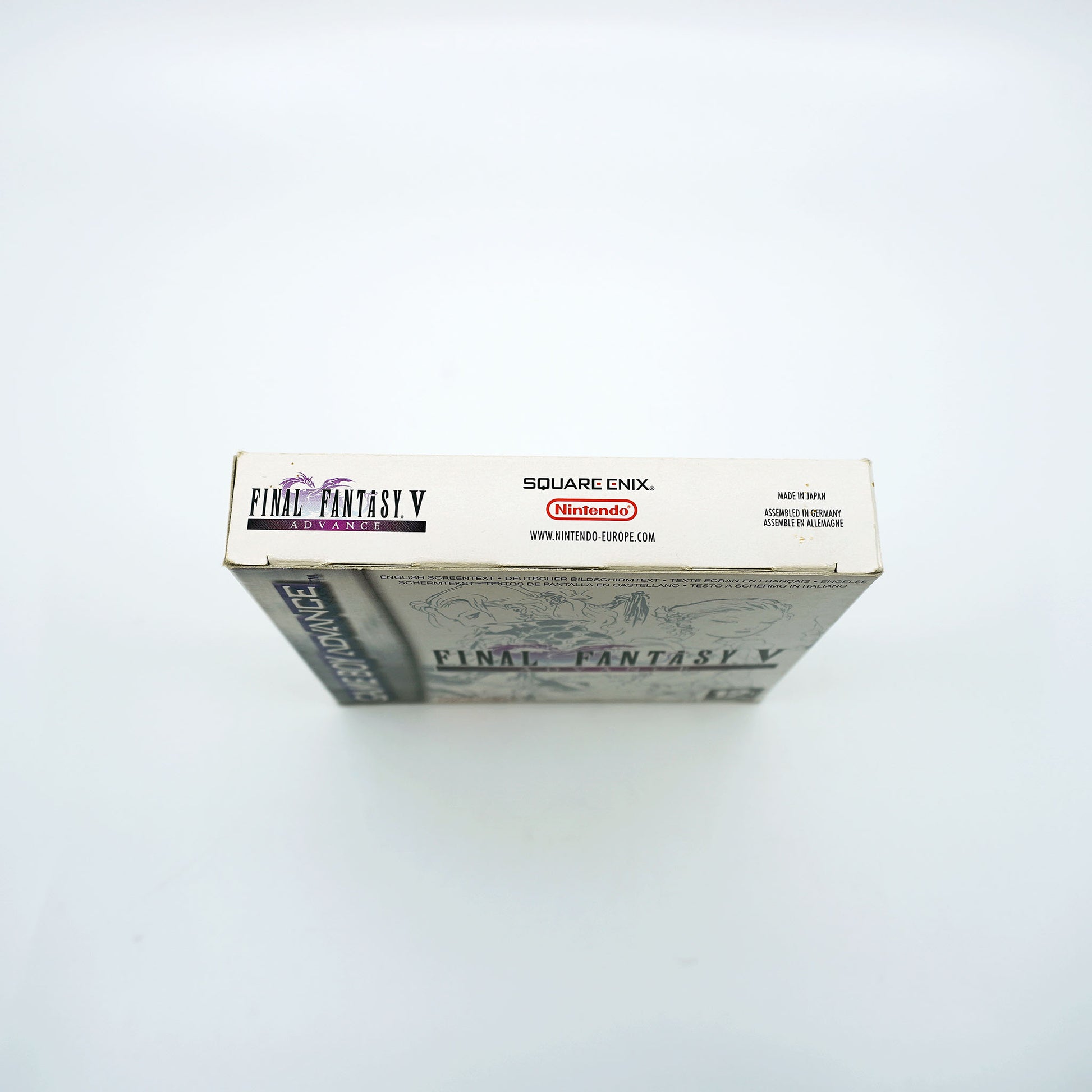 Originalverpackung - Oberseite