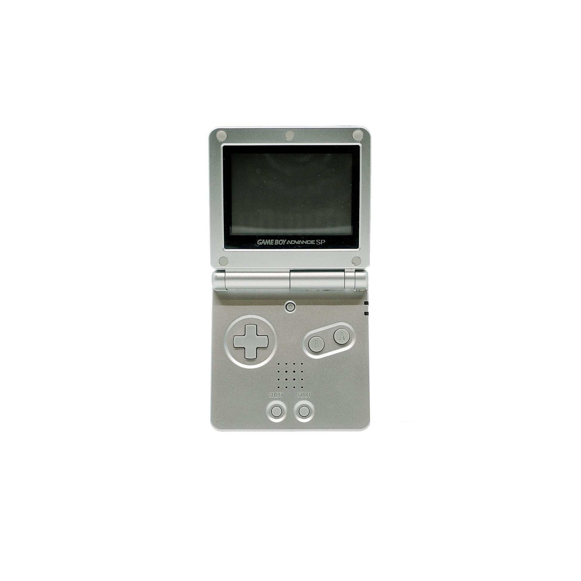 Nintendo Game Boy Advance SP Silber - Vorderseite geöffnet