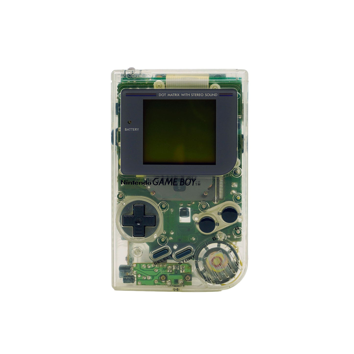 Game Boy Konsole Classic Clear - Vorderseite