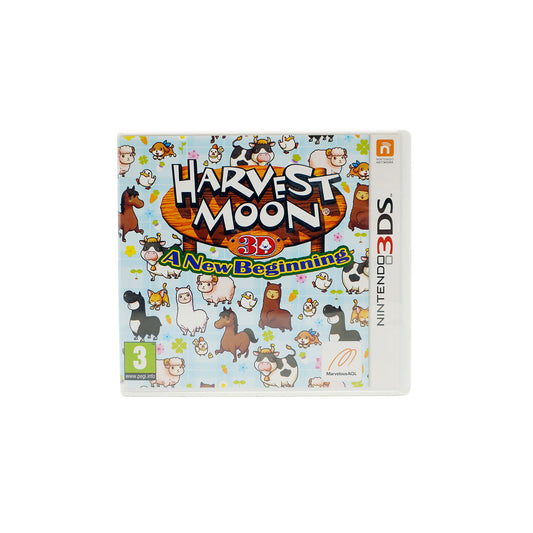 Harvest Moon 3D: A New Beginning für Nintendo 3DS in Originalverpackung – Vorderseite