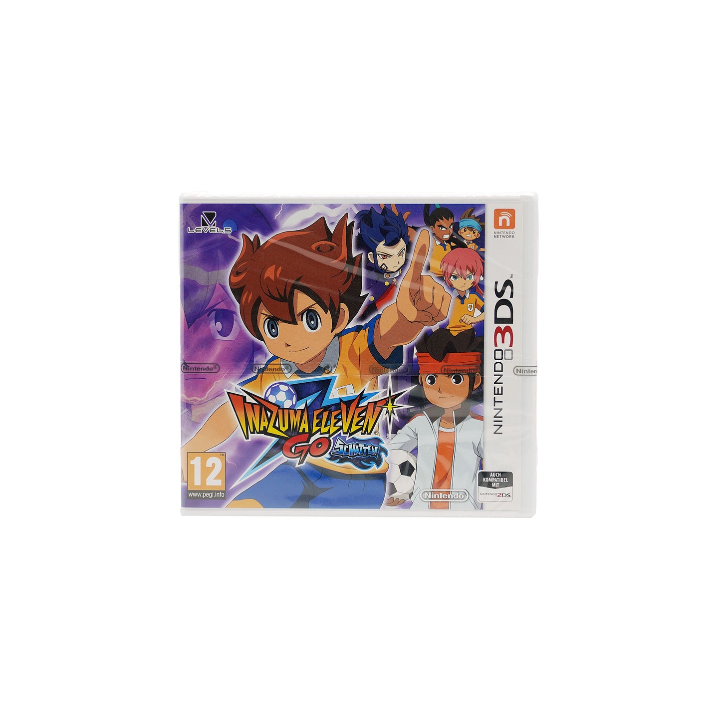 Inazuma Eleven Go: Schatten Spielhülle für Nintendo 3DS - Vorderseite, original verschweisst