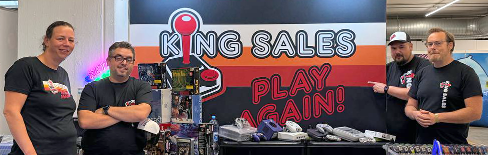 Event-Stand von Zockbar-Partner King Sales mit Team und Helfer