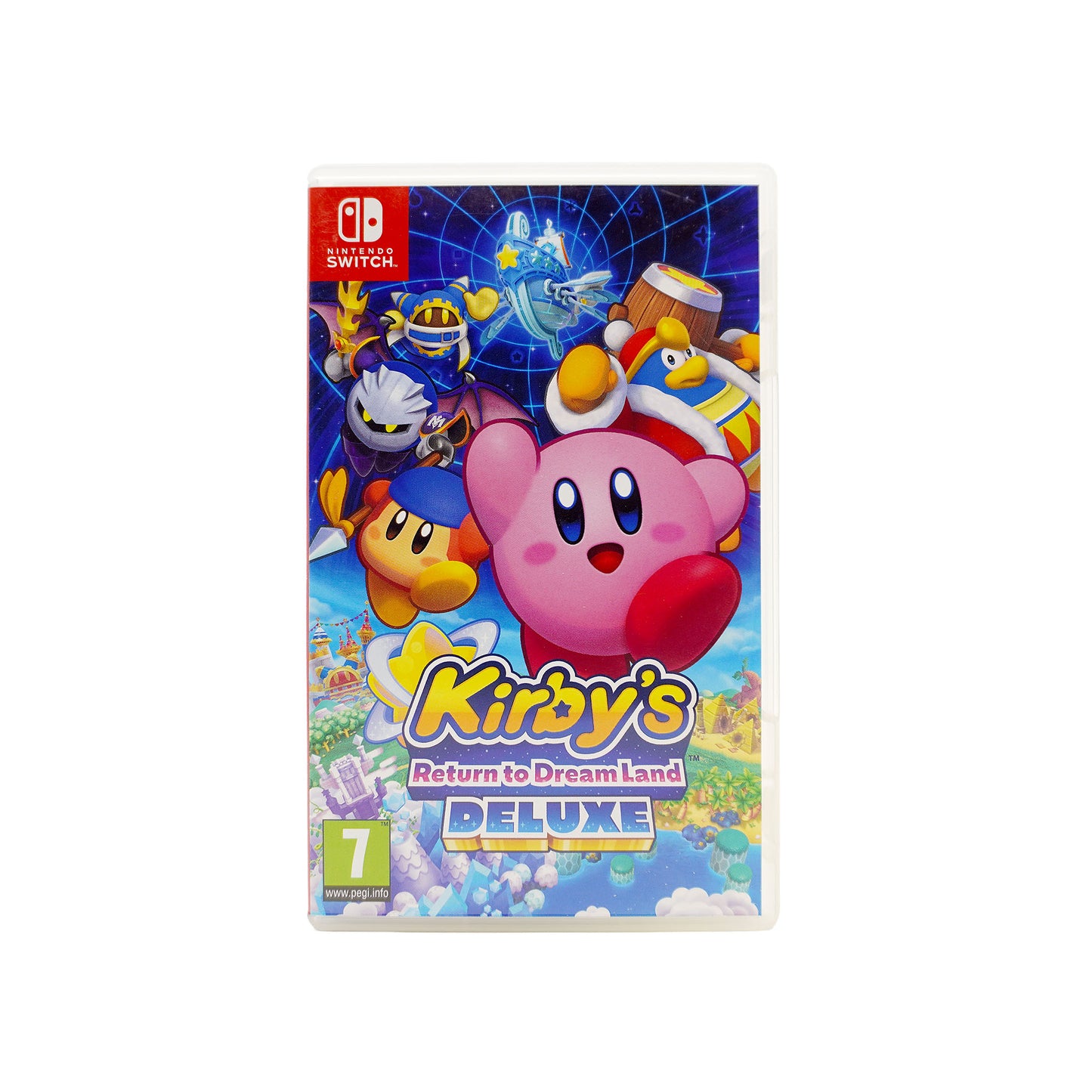 Kirby's Return to Dream Land Deluxe für Nintendo Switch in Originalverpackung - Vorderseite