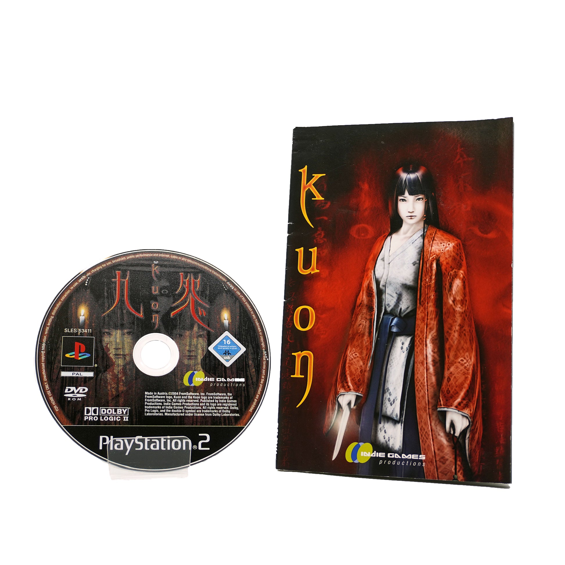 Kuon Disc und Anleitung - Vorderseite
