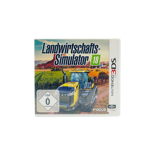 Landwirtschafts-Simulator 18 für Nintendo 3DS in Originalverpackung – Vorderseite