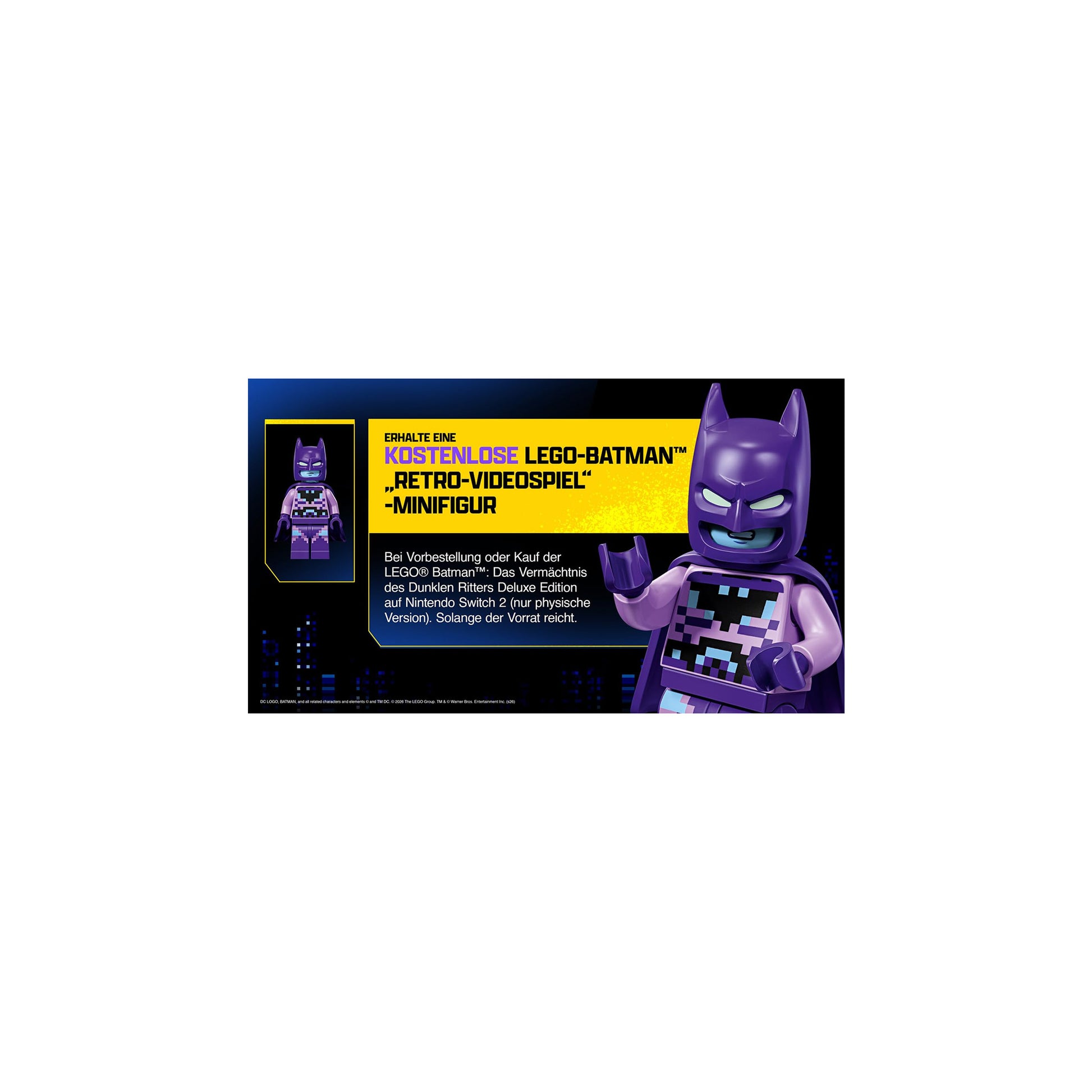 LEGO Batman Legacy of the Dark Knight Deluxe Edition für Nintendo Switch 2 - Inhalte