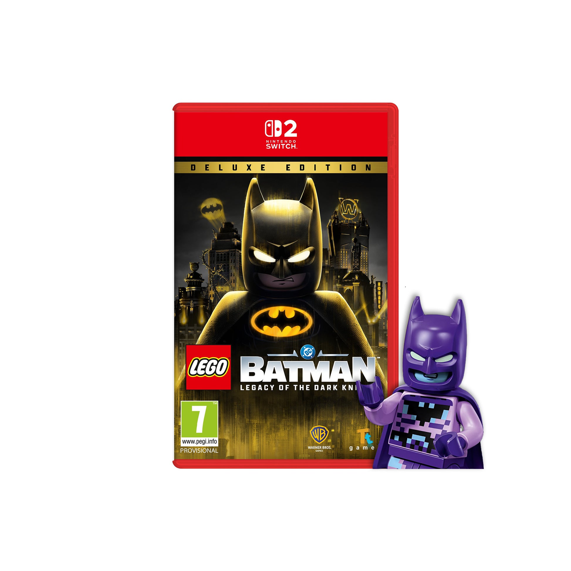 LEGO Batman Legacy of the Dark Knight Deluxe Edition für Nintendo Switch 2 in Originalverpackung - Vorderseite