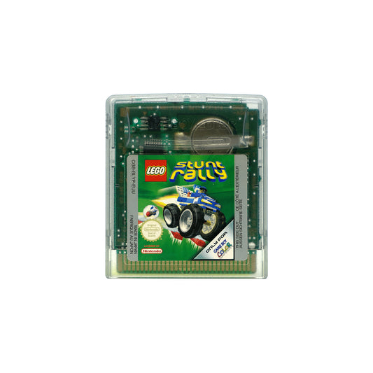 Lego Stunt Rally Spiel für Gameboy Color in transparentem Gehäuse - Vorderseite
