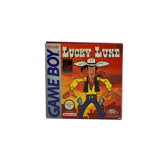 Lucky Luke Spiel für Game Boy in Originalverpackung - Vorderseite
