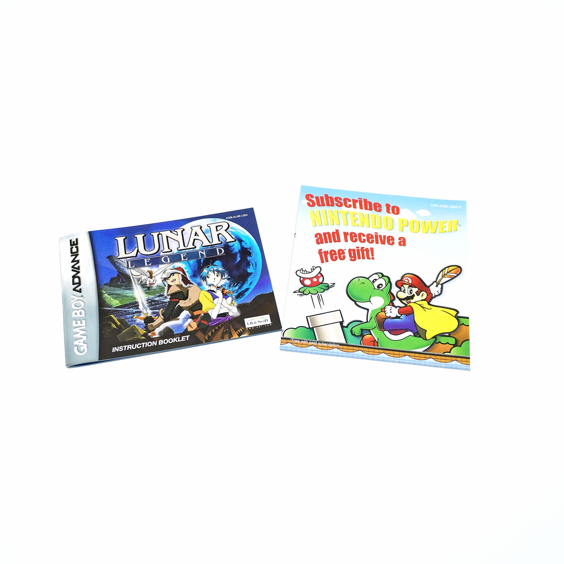 Lunar Legend Game Boy Advance Anleitung - Vorderseite