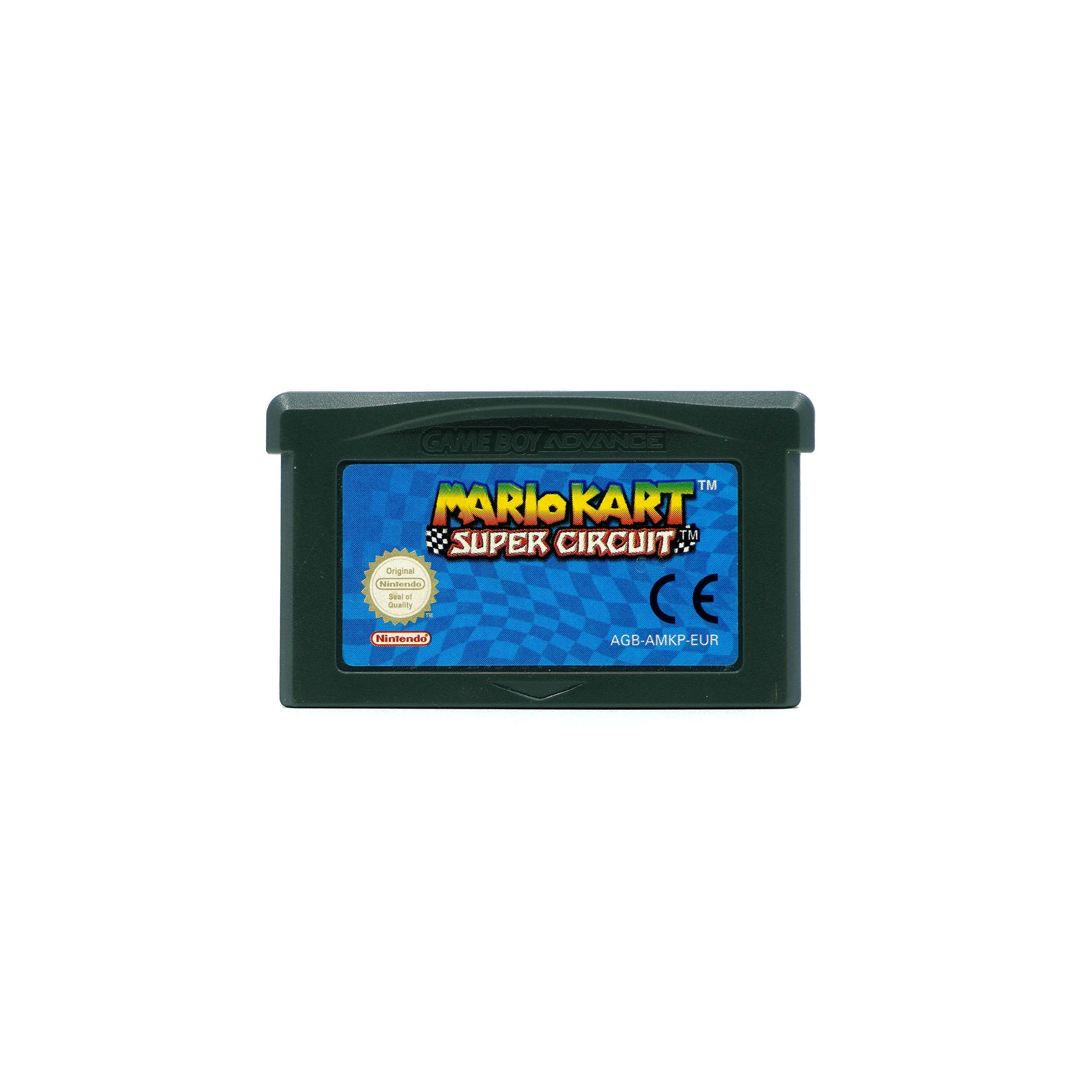 Mario Kart Super Circuit Spielmodul für Game Boy Advance - Vorderseite, Etikett gut erhalten