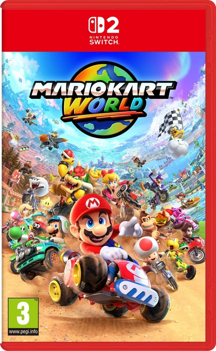 Mario Kart World Spiel für Switch 2 - 2D Packshot Vorderseite