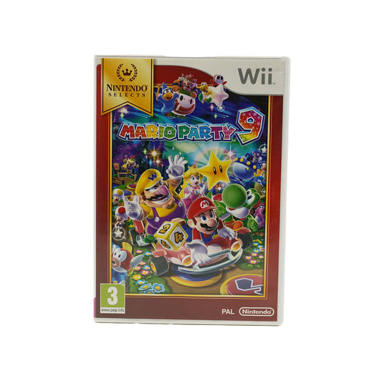 Mario Party 9 Spiel Select Version für Wii - Vorderseite