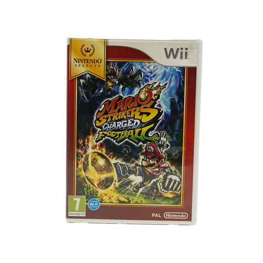 Mario Strikers Charged Football Spiel Selects Version für Wii - Vorderseite