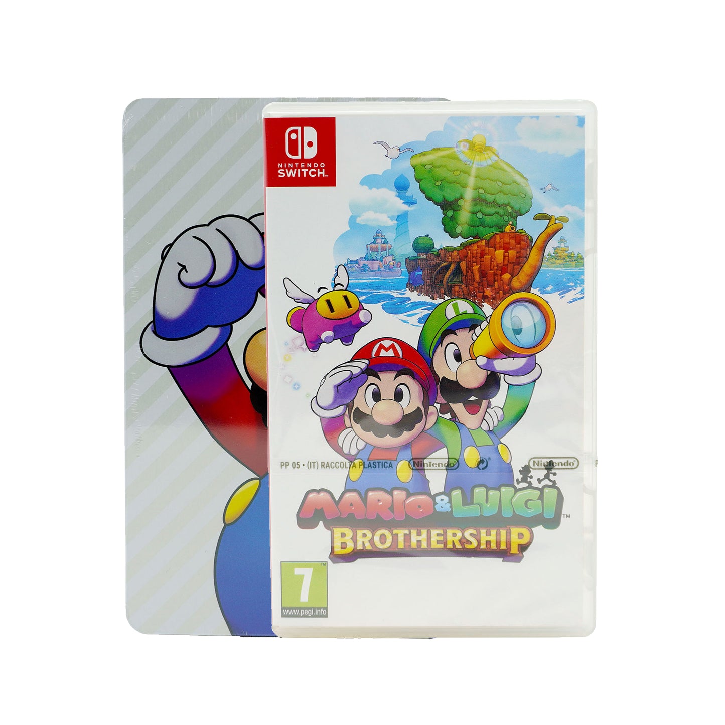 Mario & Luigi: Brothership für Nintendo Switch sealed (ungeöffnet) in Originalverpackung inkl. passender Steelbook-Hülle – Vorderseite