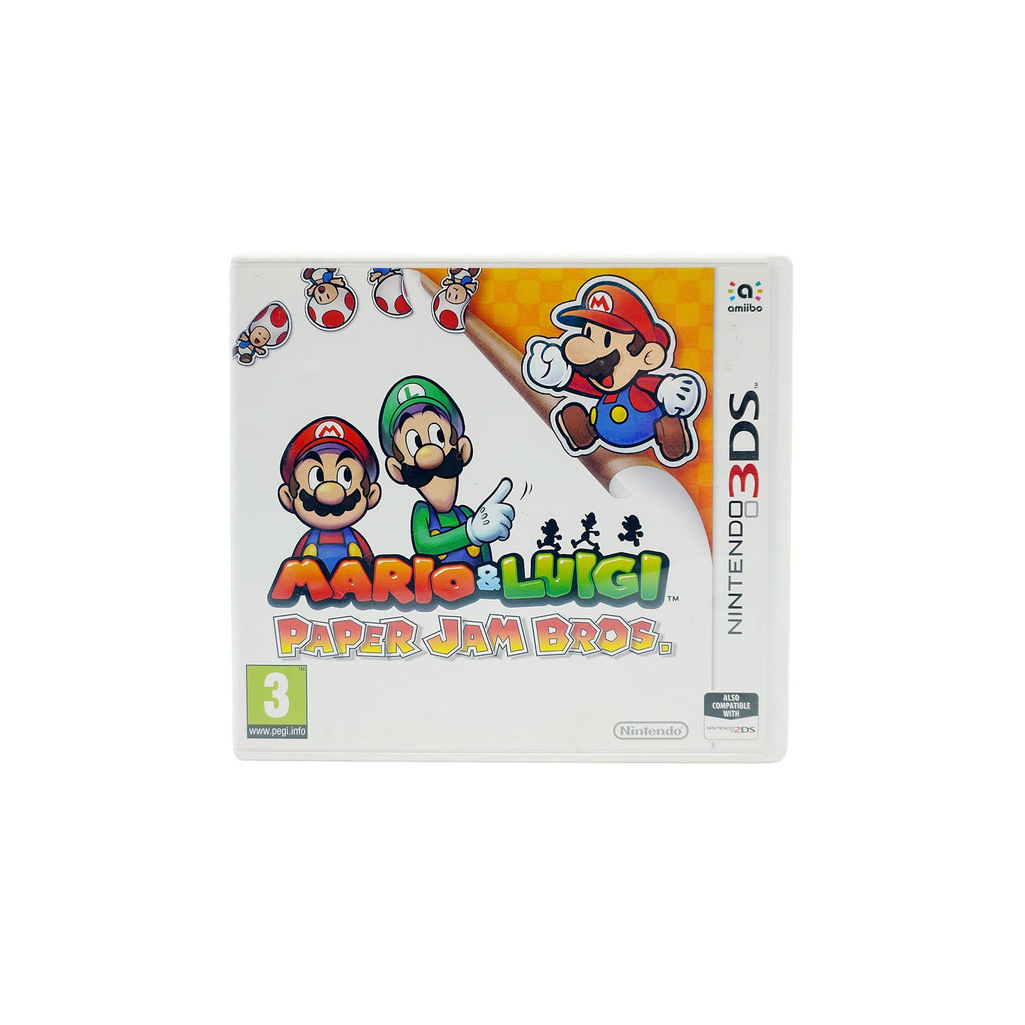 Mario & Luigi: Paper Jam Bros. für Nintendo 3DS in Originalverpackung - Vorderseite
