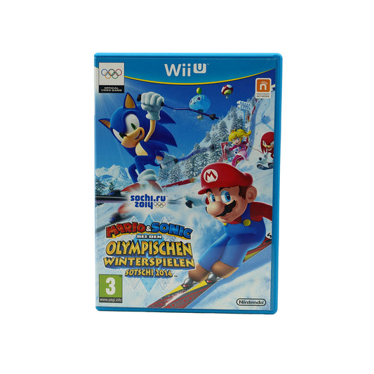 Mario & Sonic bei den Olympischen Winterspielen Sotschi 2014 Spiel für Wii U - Vorderseite