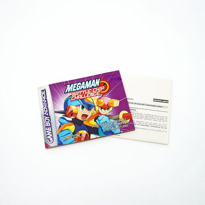 Mega Man Battle Chip Challenge Game Boy Advance Anleitung - Vorderseite