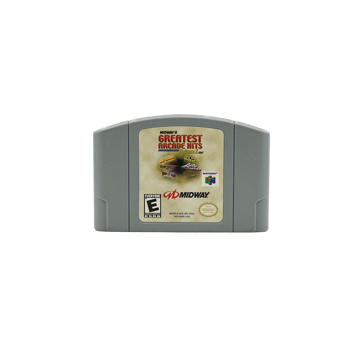 Midway's Greatest Arcade Hits Vol. 1 Spiel für Nintendo 64 - Vorderseite