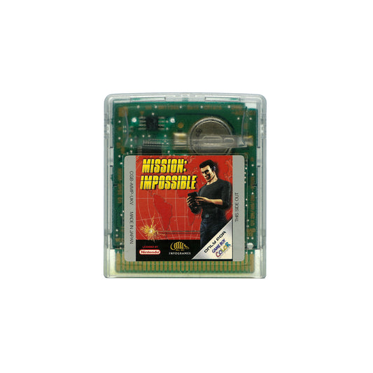 Mission: Impossible Spiel für Gameboy Color in transparentem Gehäuse - Vorderseite