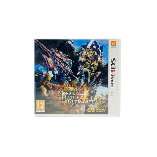 Monster Hunter 4 Ultimate für Nintendo 3DS in Originalverpackung – Vorderseite