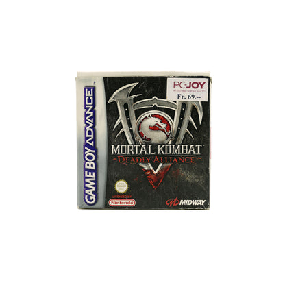 Mortal Kombat: Deadly Alliance Spiel für Game Boy Advance in Originalverpackung mit Sticker - Vorderseite