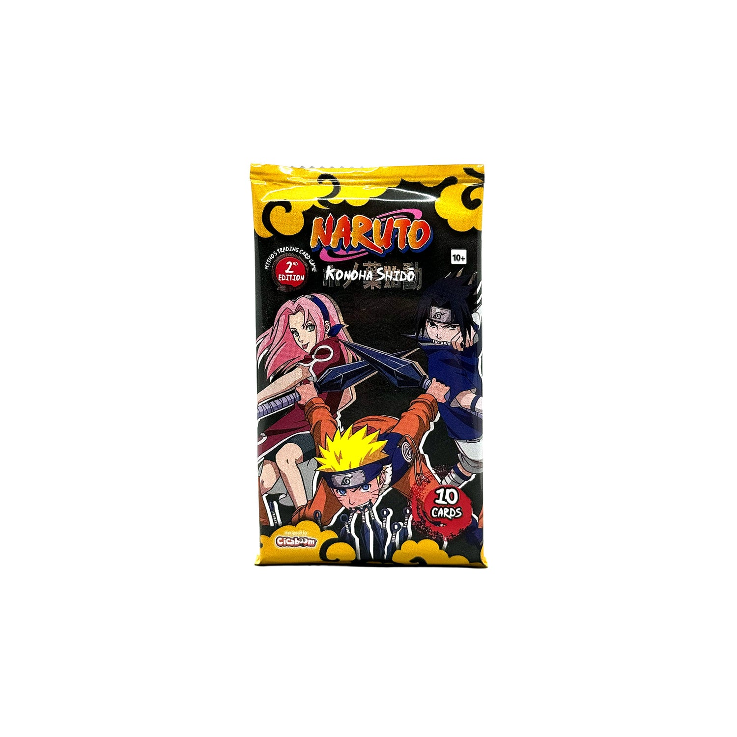 Naruto Mythos Konoha Shido 2nd Edition Booster für Naruto Sammelkartenspiel - Vorderseite