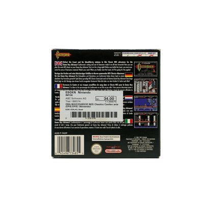 NES Classics Castlevania Spiel für Game Boy Advance in Originalverpackung - Rückseite