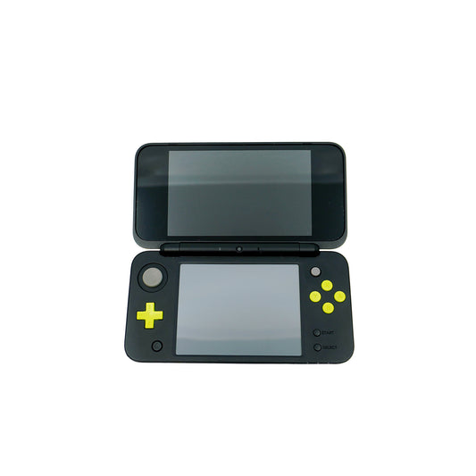 New Nintendo 2DS XL Konsole Schwarz & Lime für Nintendo 3DS - Vorderseite