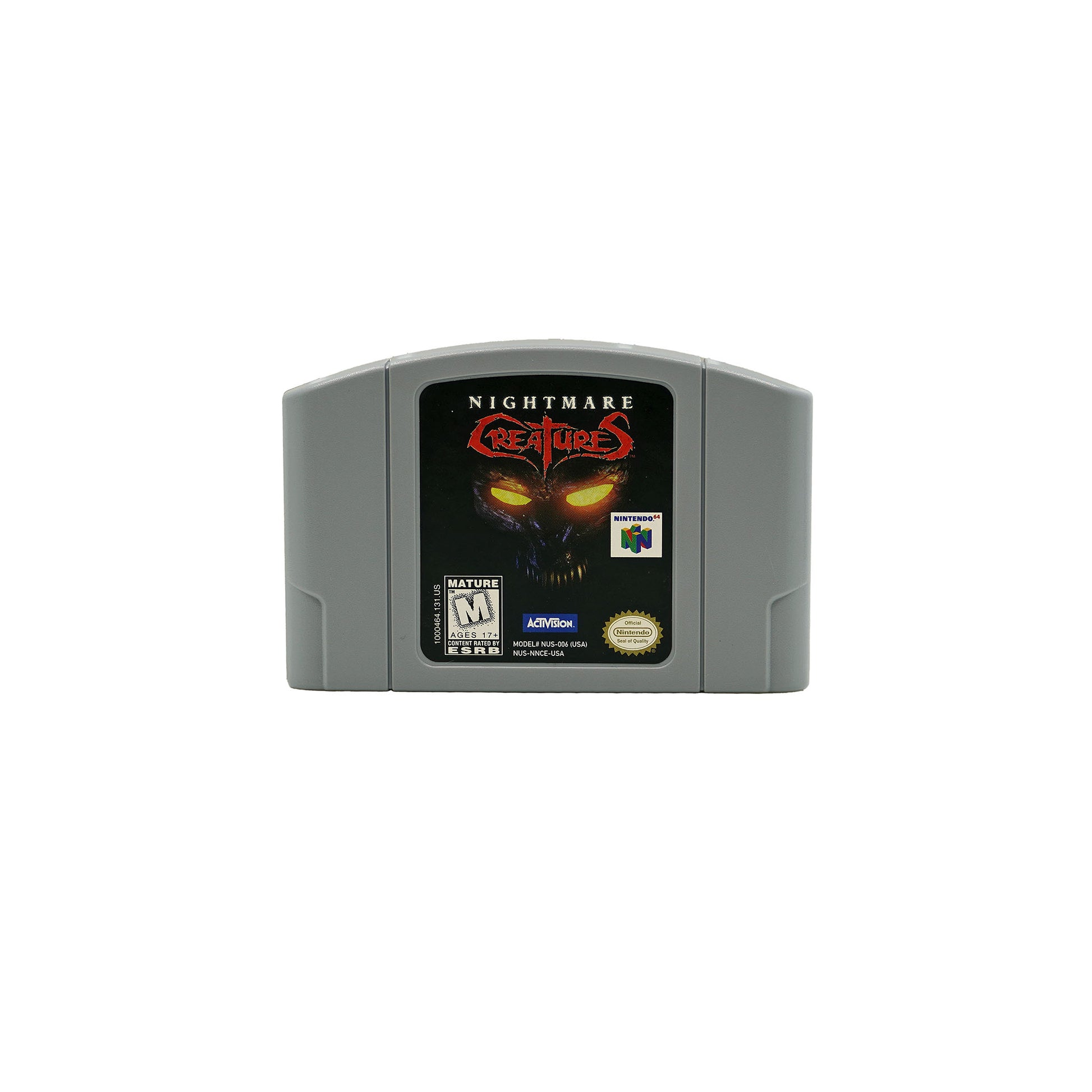 Nightmare Creatures Spiel für Nintendo 64 - Vorderseite