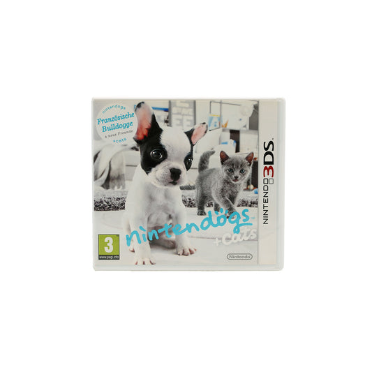 Nintendogs + Cats: Französische Bulldogge Spiel für Nintendo 3DS - Vorderseite