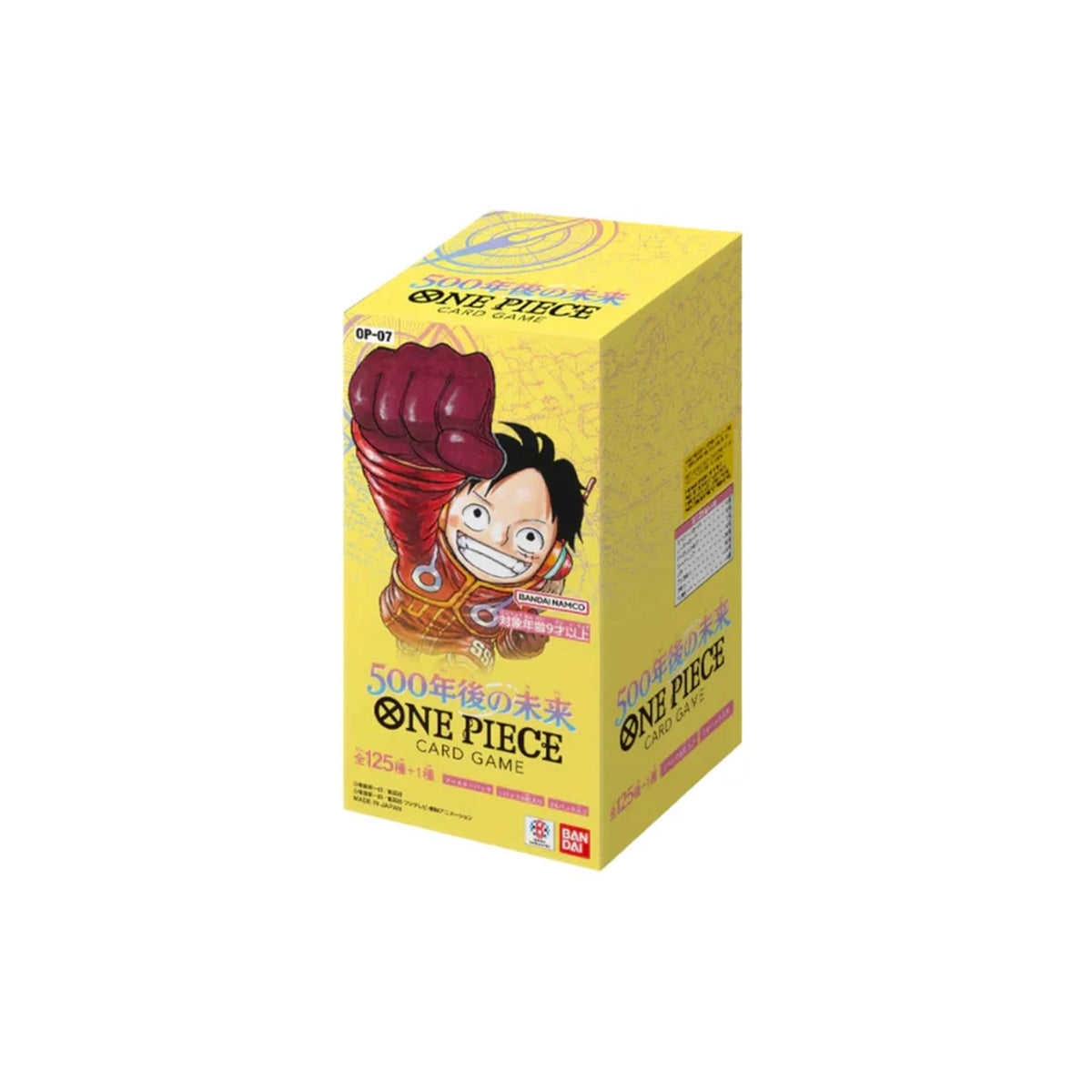 One Piece Card Game 500 Years in the Future OP-07 Display in Originalverpackung - Schrägansicht