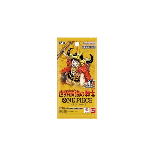 One Piece The World's Strongest Warriors OP-17 Booster für One Piece Sammelkartenspiel - Vorderseite