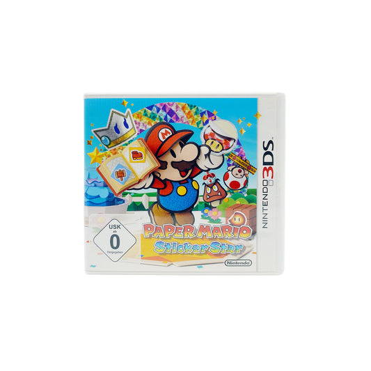 Paper Mario: Sticker Star für Nintendo 3DS in Originalverpackung – Vorderseite