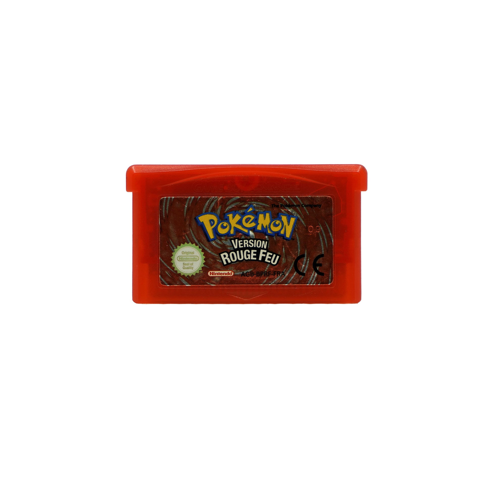 Pokémon Feuerrot Spiel für Game Boy Advance auf Französisch - Vorderseite