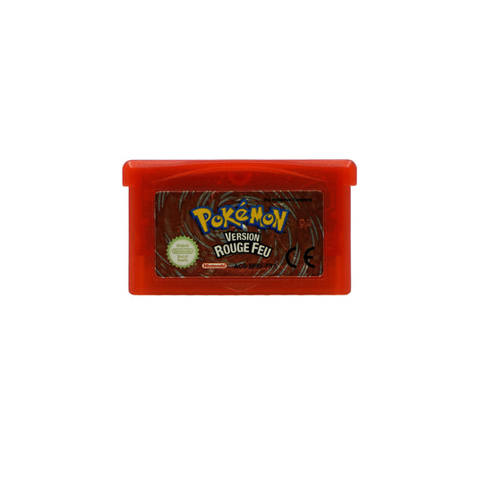 Pokémon Feuerrot Spiel für Game Boy Advance auf Französisch - Vorderseite